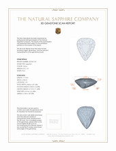 1.01 Ct. Yellow Sapphire from Ceylon (Sri Lanka) 3 D Scan Report