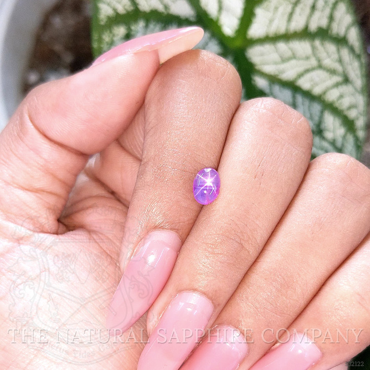 1.15 Ct. Pinkish Purple Star Sapphire from Ceylon (Sri Lanka)