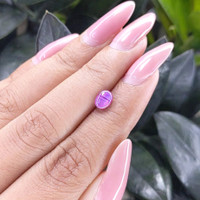 1.15 Ct. Pinkish Purple Star Sapphire from Ceylon (Sri Lanka) Life Style