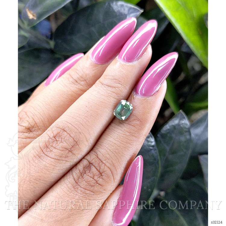 1.30 Ct. Bluish Green Sapphire from Madagascar