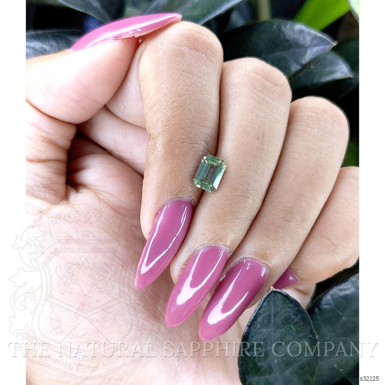 1.12 Ct. Green Sapphire from Madagascar