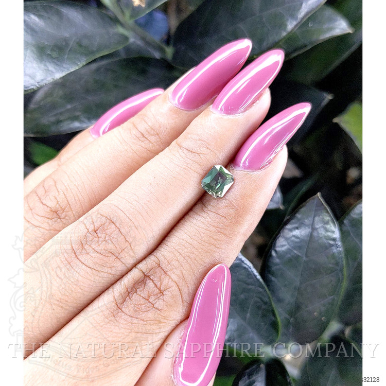 0.99 Ct. Bluish Green Sapphire from Madagascar