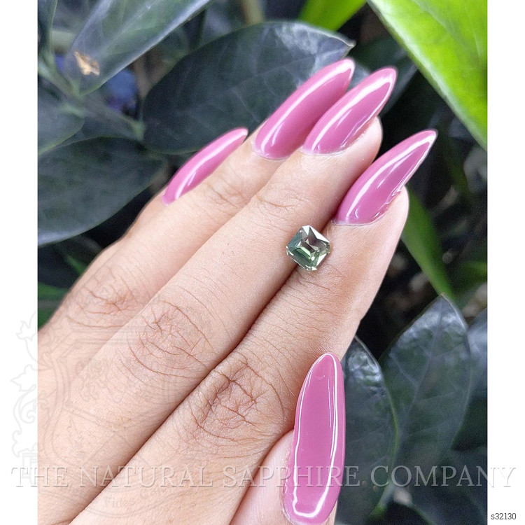 0.96 Ct. Green Sapphire from Madagascar