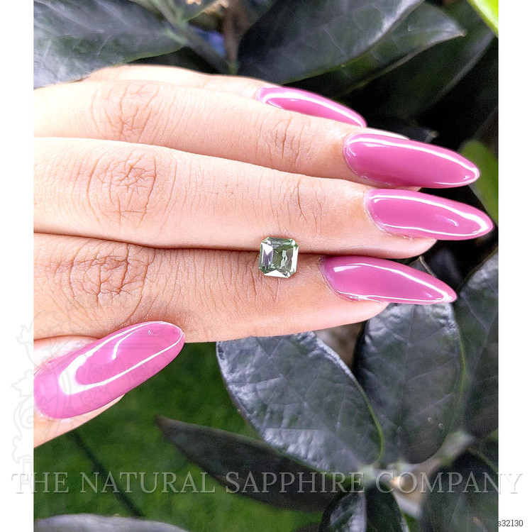 0.96 Ct. Green Sapphire from Madagascar