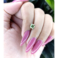 1.02 Ct. Bluish Green Sapphire from Madagascar Life Style