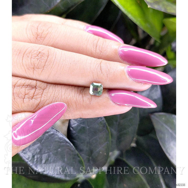 1.02 Ct. Bluish Green Sapphire from Madagascar