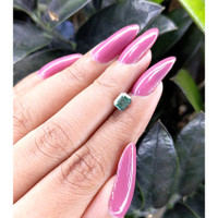 1.05 Ct. Bluish Green Sapphire from Madagascar Life Style