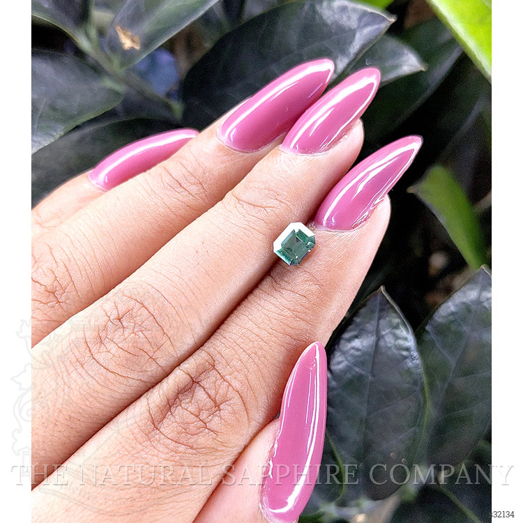 1.05 Ct. Bluish Green Sapphire from Madagascar