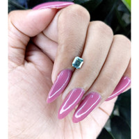 1.05 Ct. Bluish Green Sapphire from Madagascar Life Style