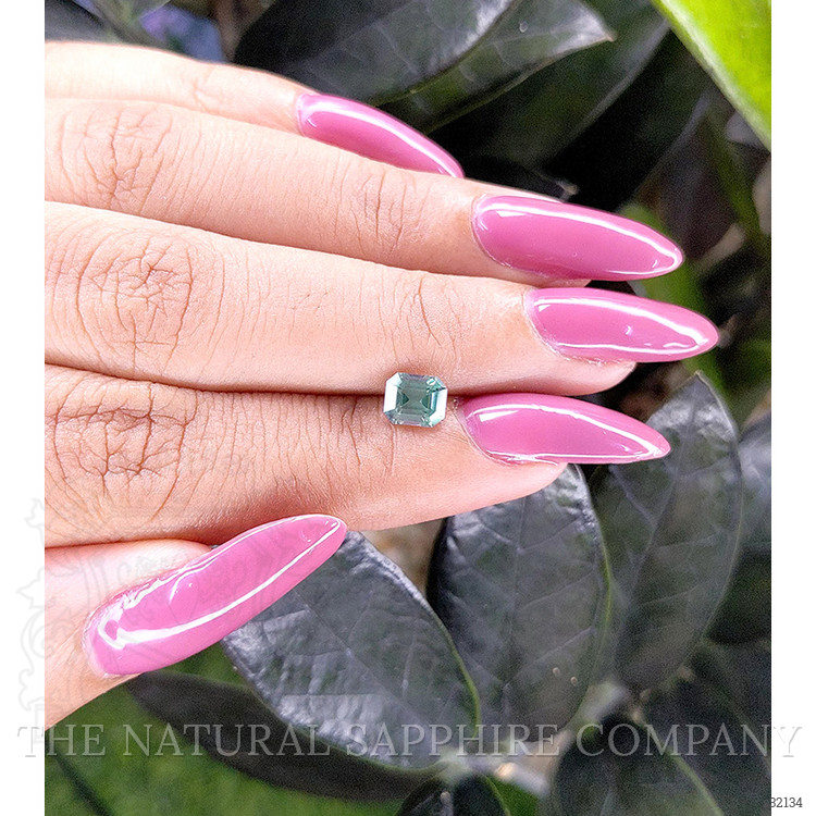 1.05 Ct. Bluish Green Sapphire from Madagascar