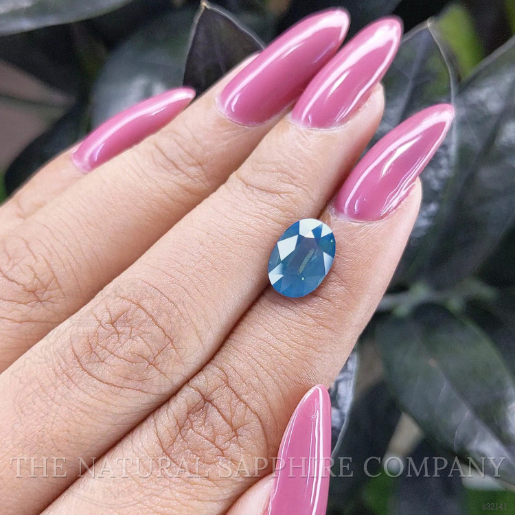 3.03 Ct. Greenish Blue Sapphire from Madagascar