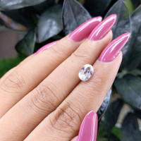 2.10 Ct. White Sapphire from Ceylon (Sri Lanka) Life Style