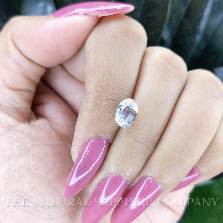 2.10 Ct. White Sapphire from Ceylon (Sri Lanka)