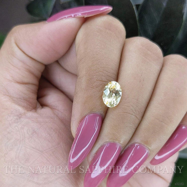 1.96 Ct. Yellow Sapphire from Ceylon (Sri Lanka)