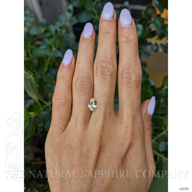 1.96 Ct. Yellow Sapphire from Ceylon (Sri Lanka)