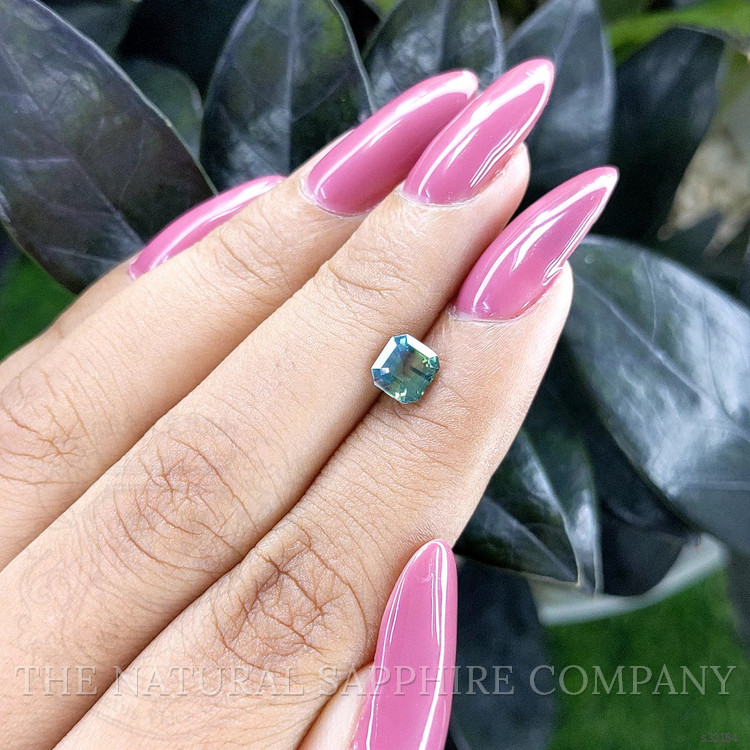 1.09 Ct. Bluish Green Sapphire from Madagascar