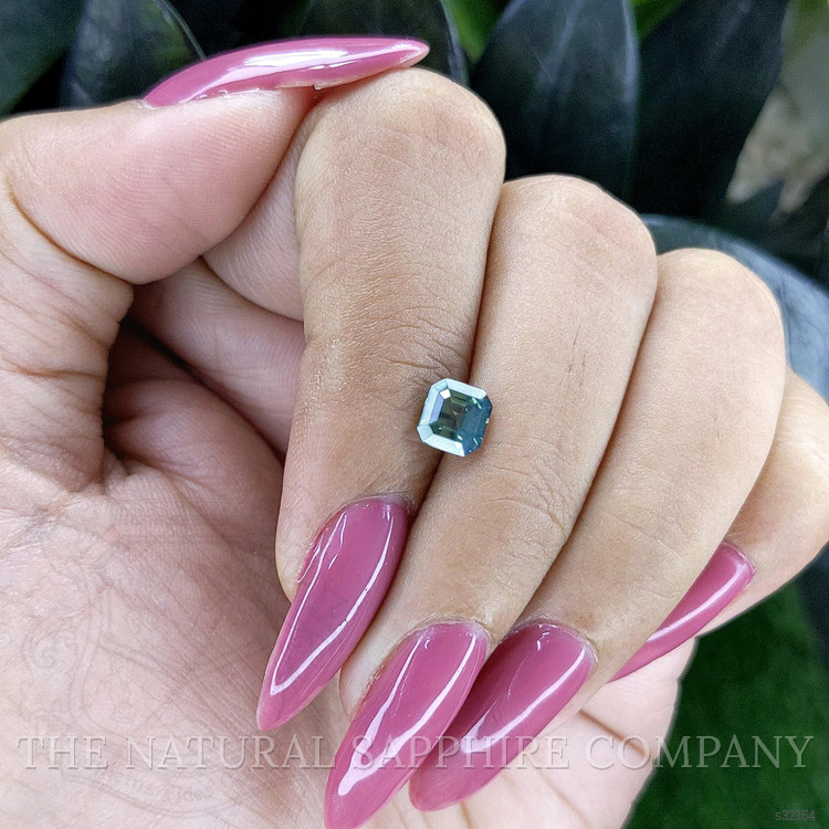 1.09 Ct. Bluish Green Sapphire from Madagascar