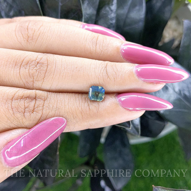 1.09 Ct. Bluish Green Sapphire from Madagascar