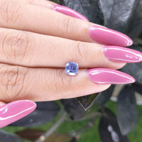 1.00 Ct. Violet Sapphire from Ceylon (Sri Lanka) Life Style