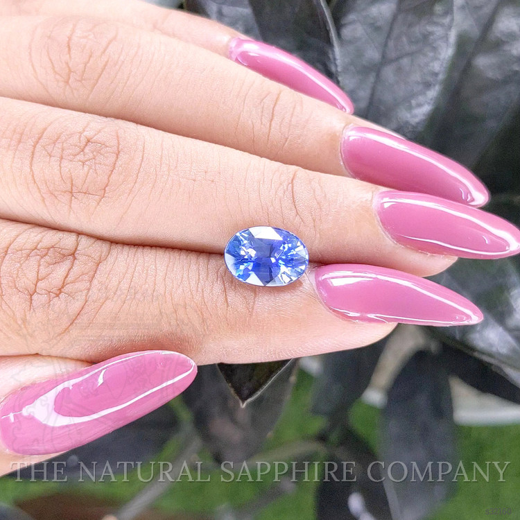 3.19 Ct. Blue Sapphire from Ceylon (Sri Lanka)