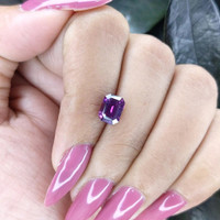 2.06 Ct. Purple Sapphire from Ceylon (Sri Lanka) Life Style