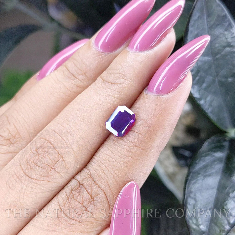 2.06 Ct. Purple Sapphire from Ceylon (Sri Lanka)