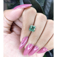 2.14 Ct. Bluish Green Sapphire from Madagascar Life Style