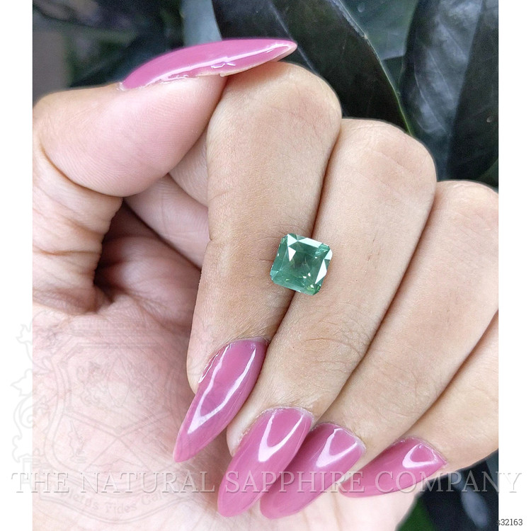 2.14 Ct. Bluish Green Sapphire from Madagascar