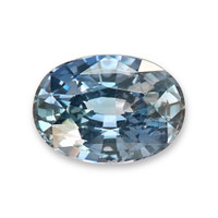3.14 Ct. Greenish Blue Sapphire from Madagascar Video