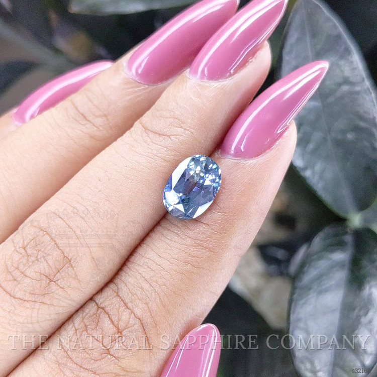 3.14 Ct. Greenish Blue Sapphire from Madagascar
