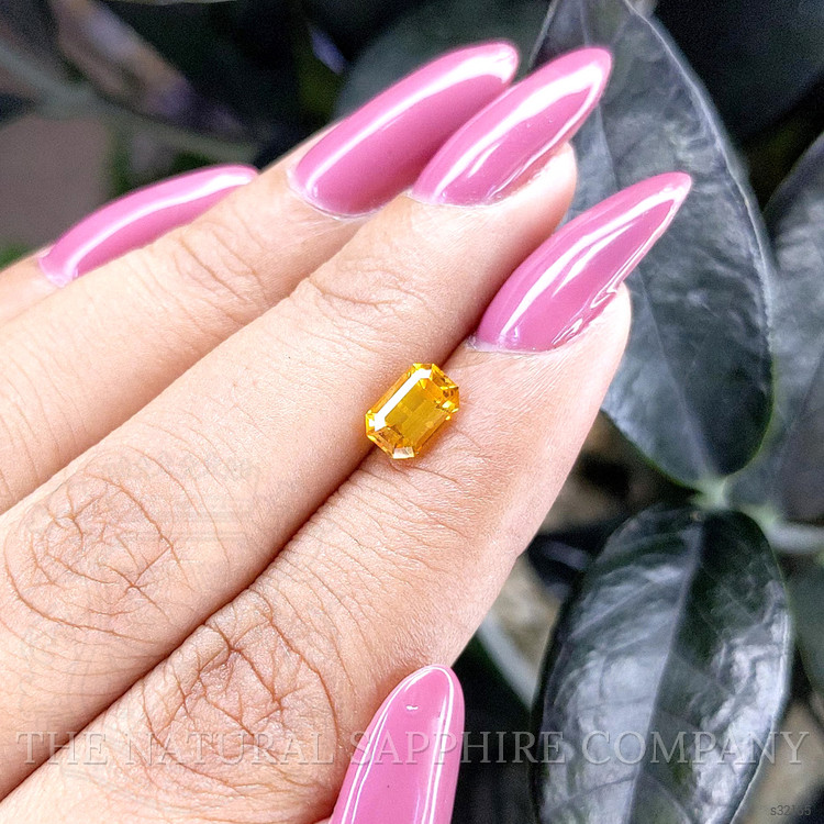 1.20 Ct. Orange Sapphire from Ceylon (Sri Lanka)