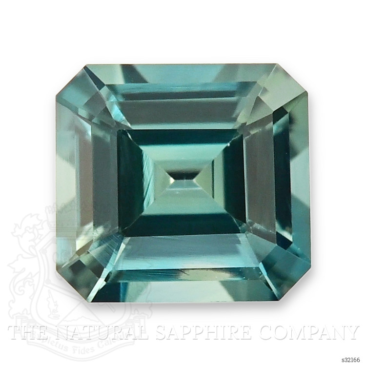 0.58 Ct. Bluish Green Sapphire from Madagascar