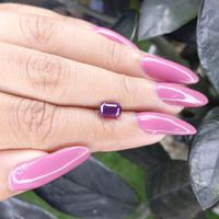1.27 Ct. Pinkish Purple Sapphire from Ceylon (Sri Lanka) Life Style