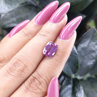 3.00 Ct. Purple Sapphire from Ceylon (Sri Lanka) Life Style