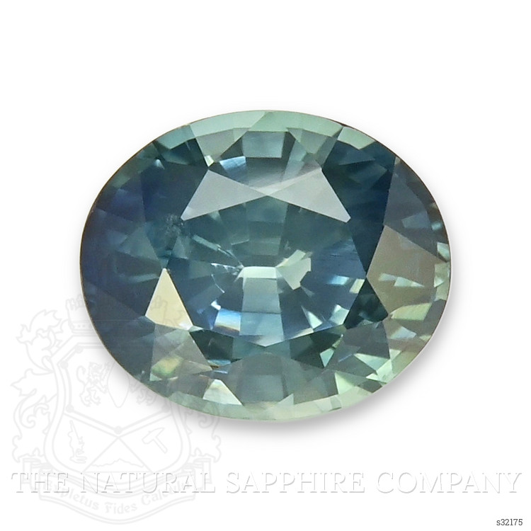 2.70 Ct. Bluish Green Sapphire from Ceylon (Sri Lanka)