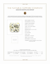 2.65 Ct. Yellow Sapphire from Ceylon (Sri Lanka) Scan Report