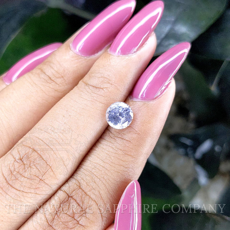 1.64 Ct. White Sapphire from Ceylon (Sri Lanka)