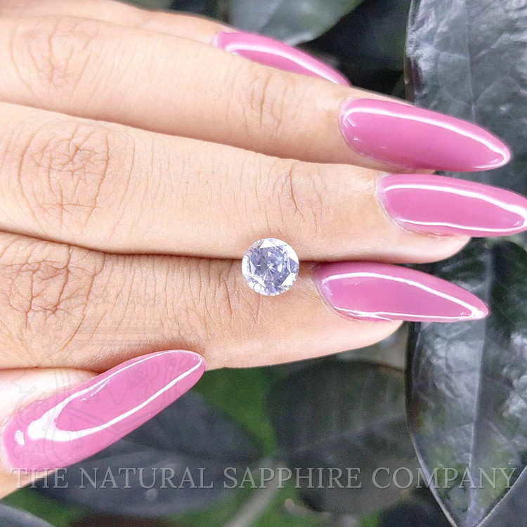 1.64 Ct. White Sapphire from Ceylon (Sri Lanka)