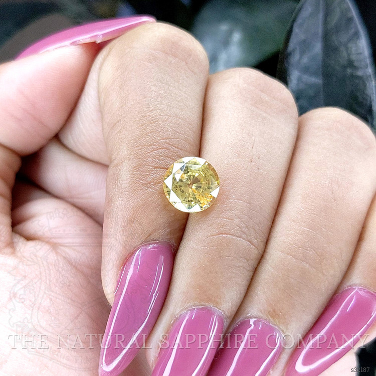 2.83 Ct. Yellow Sapphire from Ceylon (Sri Lanka)