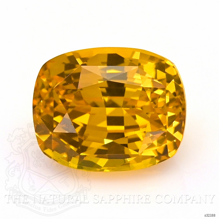 1.55 Ct. Orange Sapphire from Ceylon (Sri Lanka)