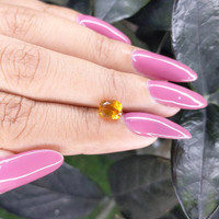 1.55 Ct. Orange Sapphire from Ceylon (Sri Lanka) Life Style