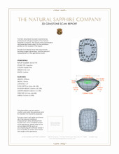 2.65 Ct. Purplish Pink Sapphire from Ceylon (Sri Lanka) 3 D Scan Report