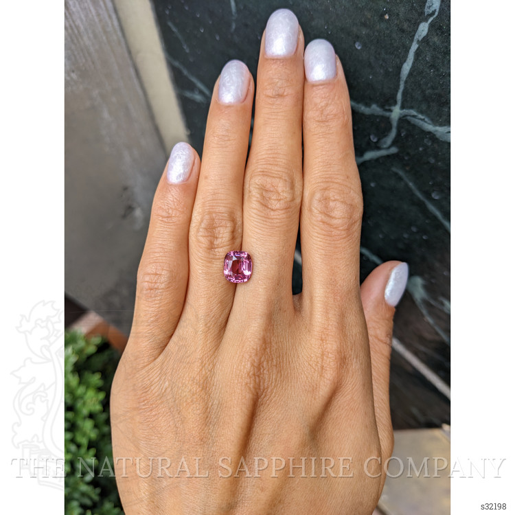 3.02 Ct. Purplish Pink Sapphire from Ceylon (Sri Lanka)