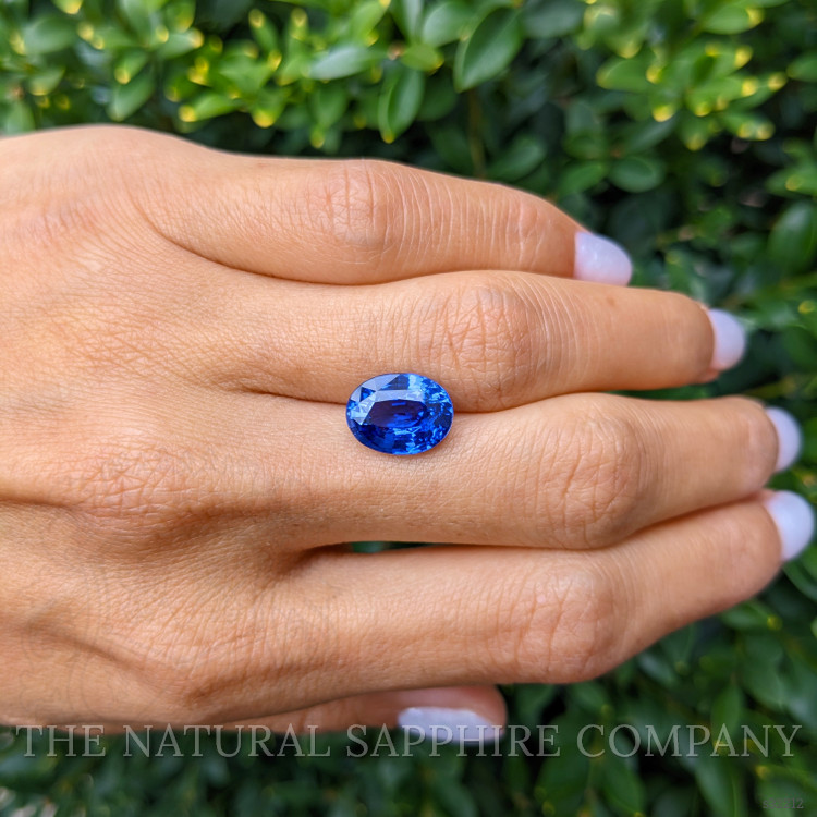 5.07 Ct. Blue Sapphire from Ceylon (Sri Lanka)