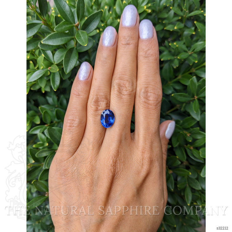5.07 Ct. Blue Sapphire from Ceylon (Sri Lanka)