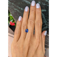 2.04 Ct. Blue Sapphire from Ceylon (Sri Lanka) Life Style