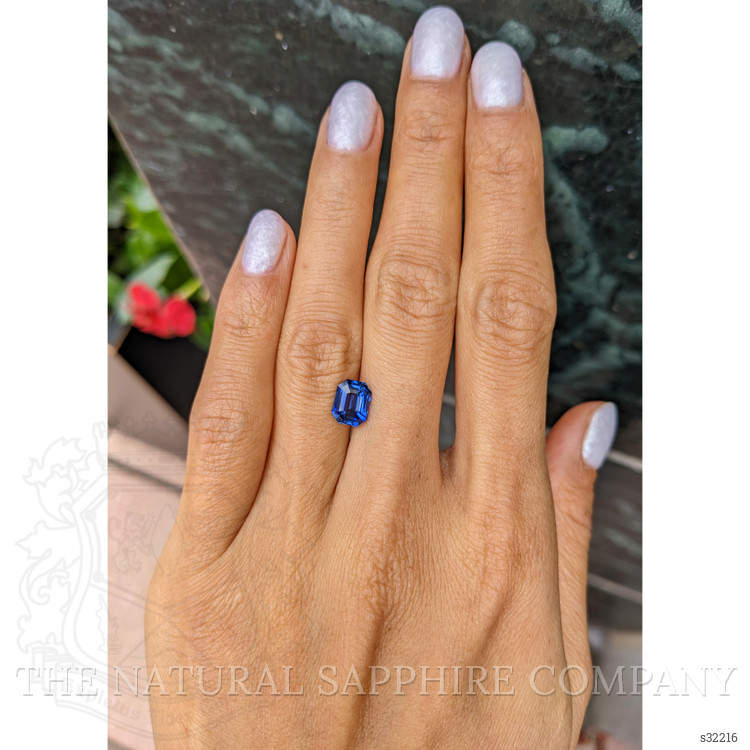 2.04 Ct. Blue Sapphire from Ceylon (Sri Lanka)