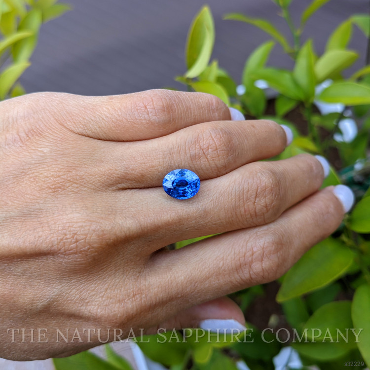 3.63 Ct. Blue Sapphire from Ceylon (Sri Lanka)