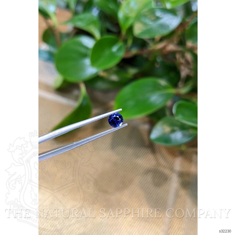 0.68 Ct. Blue Sapphire from Ceylon (Sri Lanka)
