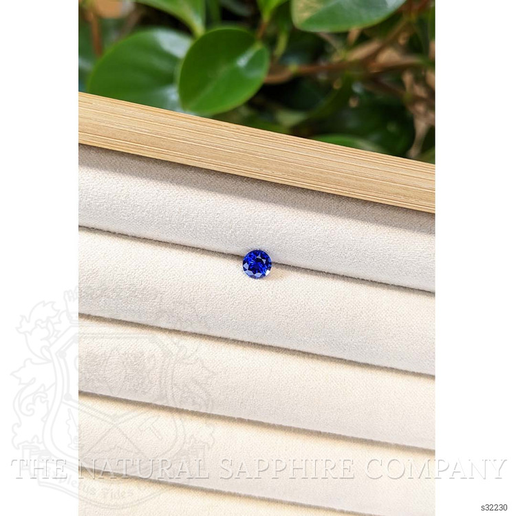 0.68 Ct. Blue Sapphire from Ceylon (Sri Lanka)